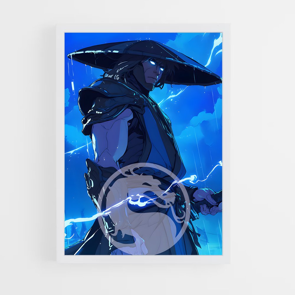 Poster Raiden samouraï – affiche Mortal kombat (vue 3)